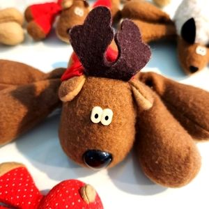 Vintage 80s - Hallmark Rodney & Ramona reindeer family